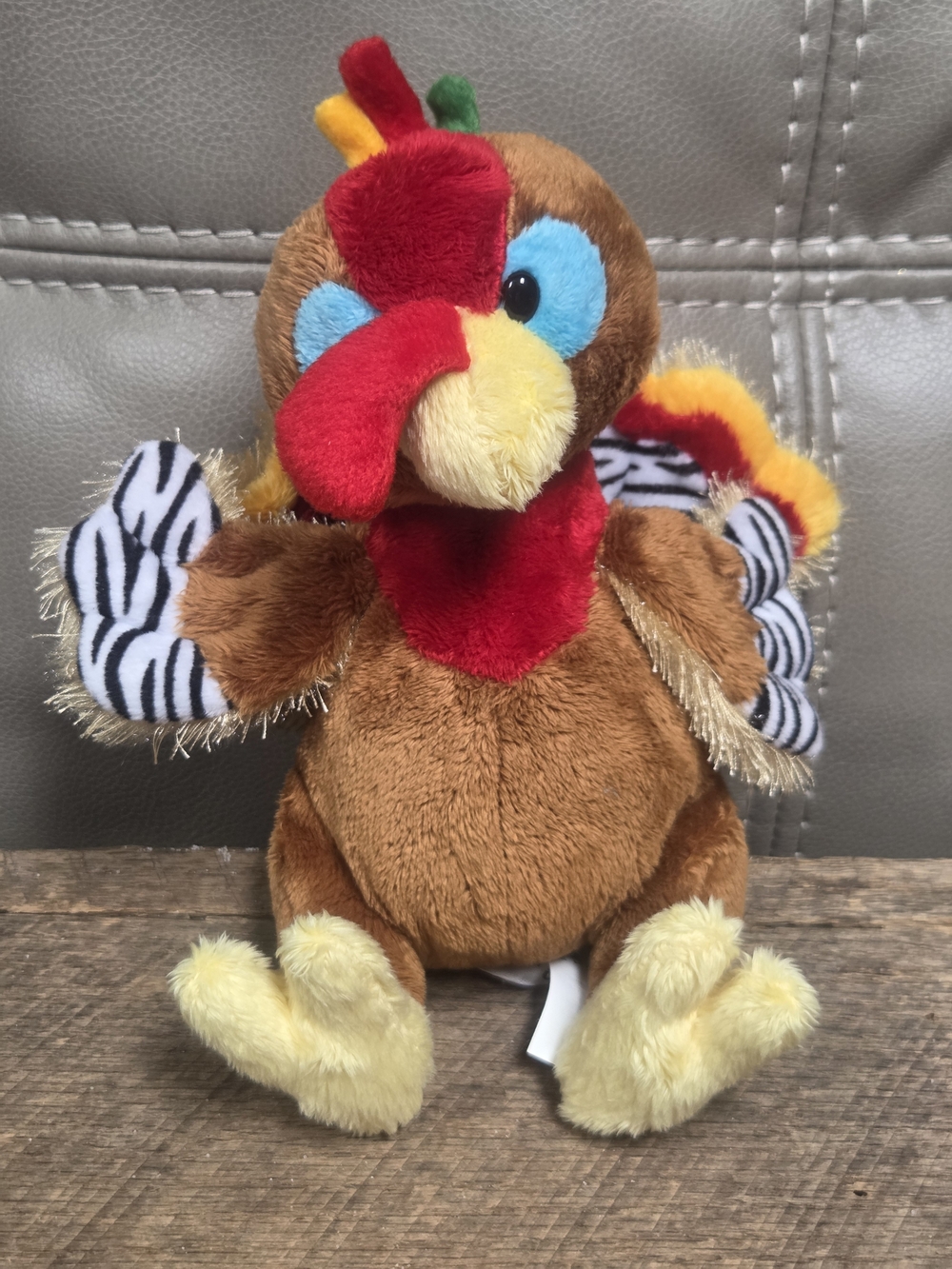Webkinz Turkey Plush 8" Ganz HM418 Thanksgiving Stuffed Animal Bin 1J